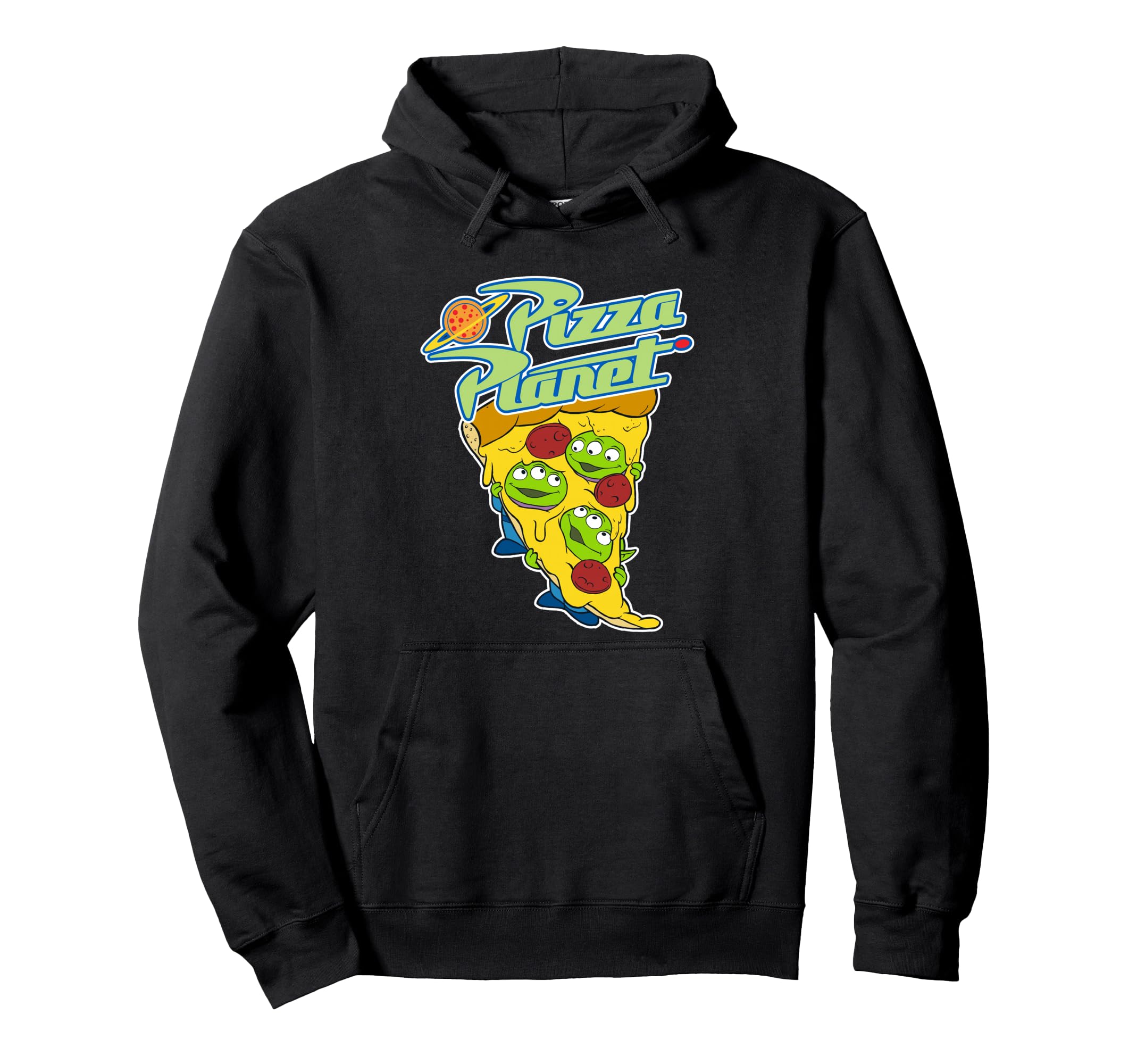 

Disney Pixar Toy Story Pizza Planet Triple Slice Cute Alien Hoodie