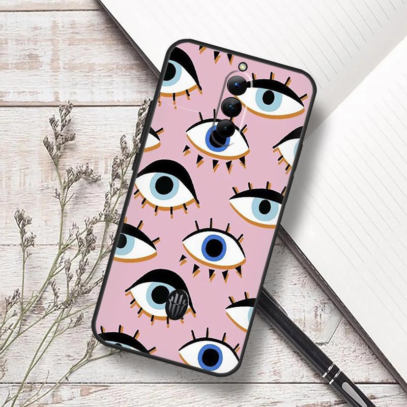 Lucky Eye Blue Evil Eye Print Case For ZTE Nubia Red Magic 11 10S 9S 8S 8 9 10 Pro Plus 7 6S 7S Pro RedMagic 10 Air Cover