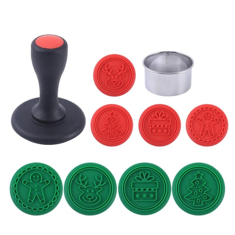 Silikon-Keksformen Keksstempel DIY-Kuchenformen Küchen-Backwerkzeug