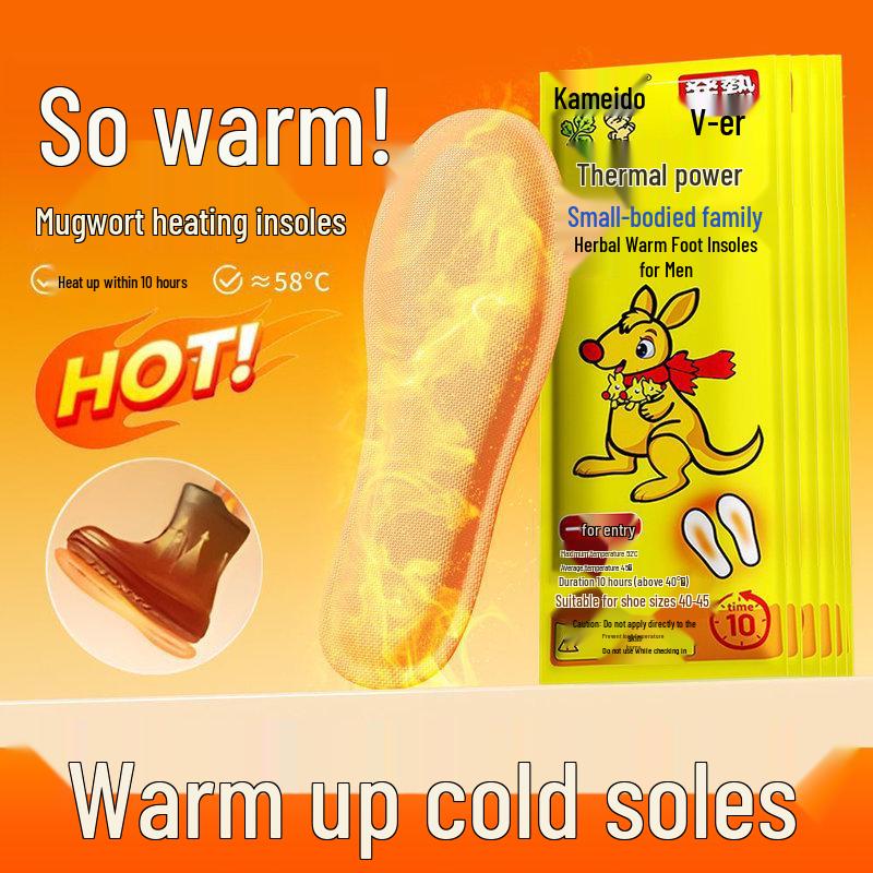 

Одноразовые самонагревающиеся стельки для ног и рук для женщин - согревающие наклейки для ходьбы в офисе 5 Pairs