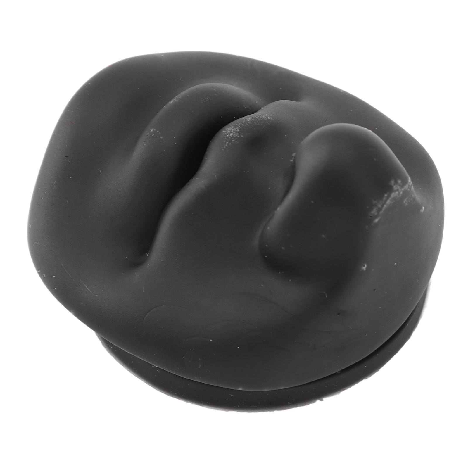 

Silicone Lip Practice Model Nose Lip Piercing Display Soft and Elastic Lip Tattoo Practice for чёрный