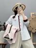 Women's French Retro Vertical Stripe Shirt - Double Layer Cotton Gauze, Long Sleeve, Spring/Autumn 2026