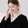 2023 Women's Faux Ruffle Collar Sweater Base Layer Innerwear