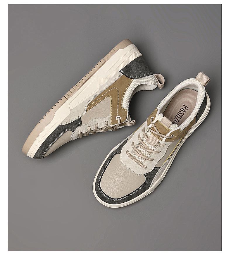 Men's Trendy British Work Boots - Autumn Soft Sole, Breathable, Fashionable, Retro Casual Sneakers