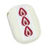 Kawaii Fuzzy Pen Bag Cute Embroidered Multi-functional Makeup Bag Strawberry Sandwich Cosmetic Bag School Office