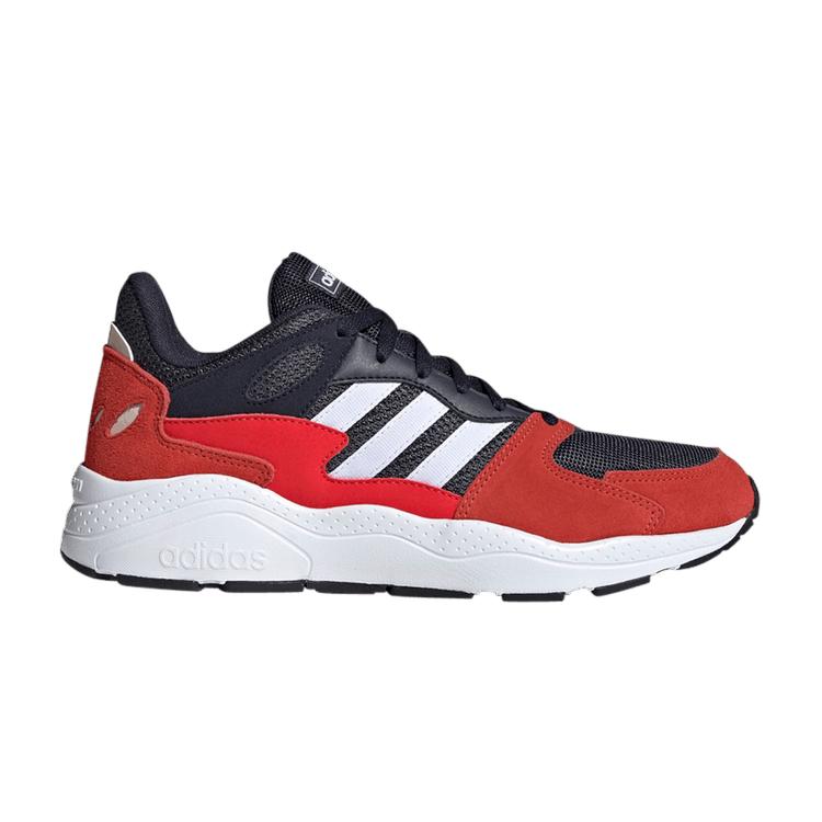 

Adidas Crazychaos Trace Blue Red Мужские кроссовки Cloud-White Active-Red EF1051