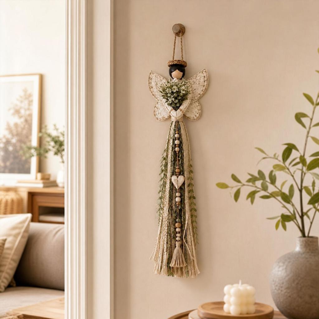 Heart-Shaped Hanging Wall Decor for Home Bedroom Living Room