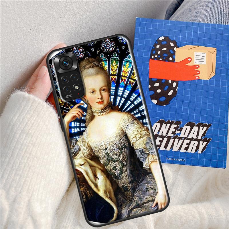 Marie Antoinette Case For Xiaomi Redmi Note 12 Pro 8 9 10 11 Pro Note 12S 10S 11S 9S 9C 10A 10C 12C Cover