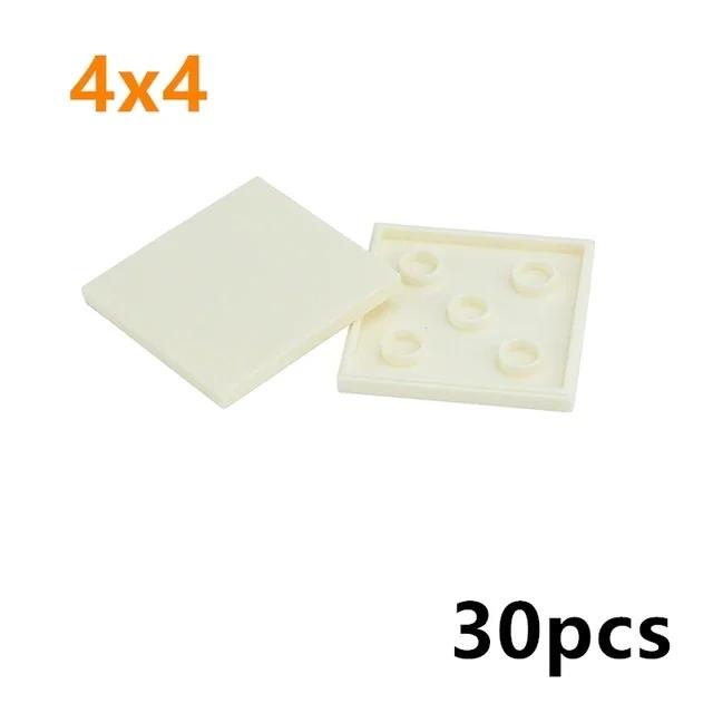 DO IT YOURSELF Ceramic Tile Construction Bricks MOC Smooth Figures Blocks 4x4 6x6 8x8 8x16 7x7 Works With 10202 1751 Learning Creativity Playthings