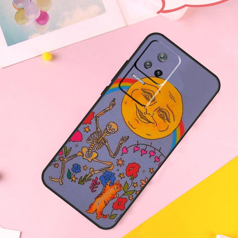 Cute Indie Hippie Case For POCO F5 M6 X6 Pro X5 X3 M5s F3 Xiaomi 14 Ultra 13 12 Lite 11T 12T 13T Pro Cover