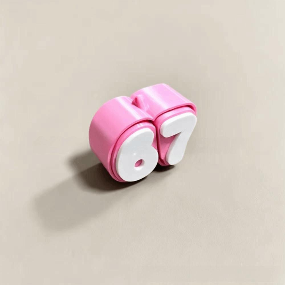 3D Printed Click Fidget Toy 67 Buttons Stress Relief Toy Pixel Art Desktop Decor  Kids