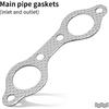 Exhaust Manifold Gasket Spring Rebuild Kit Compatible With Polaris Ranger 700 800 Sportsman 600 700