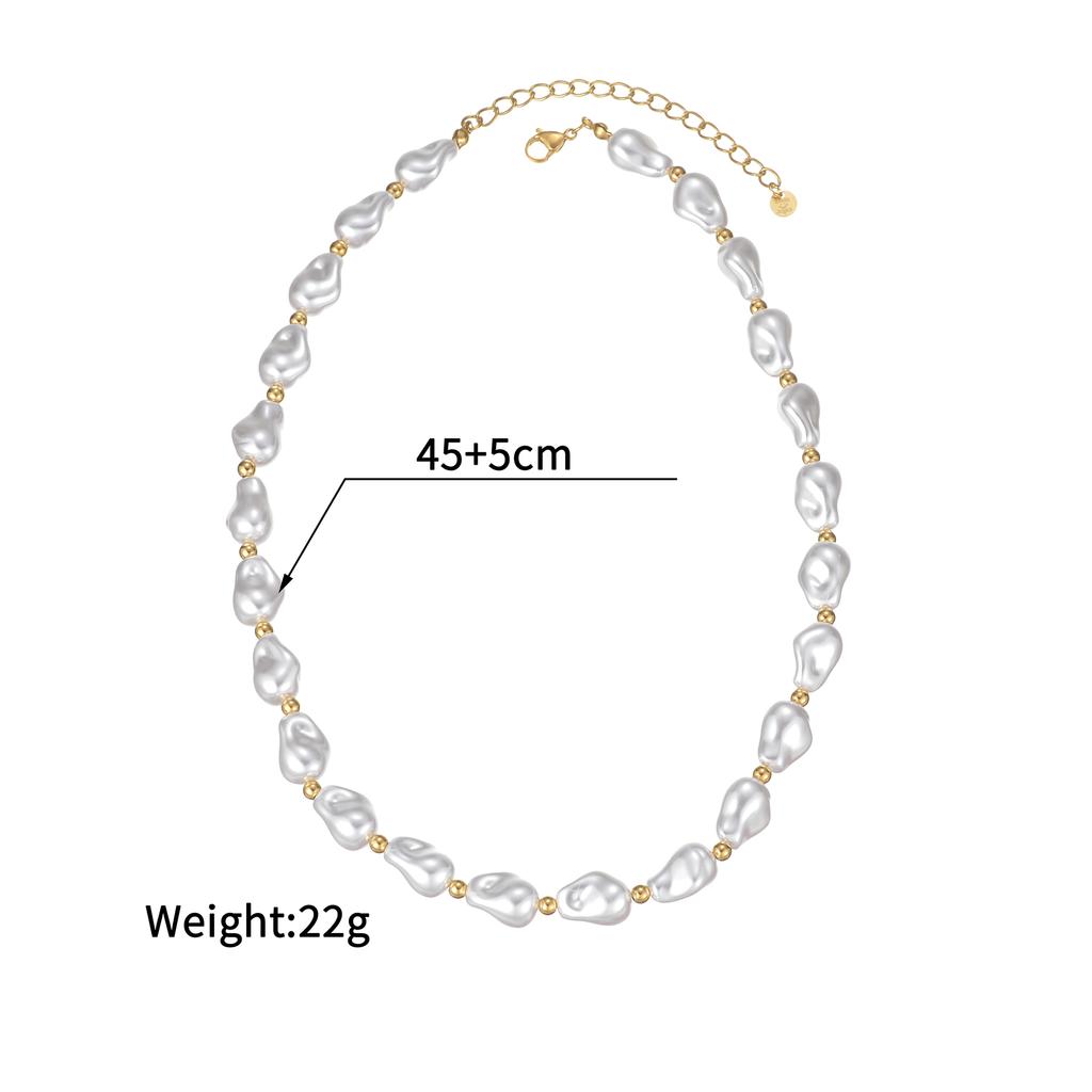 Atoztide Moda Collar con Colgante de Cereza para Mujer Acero Inoxidable Múltiples Estilos Perla de Imitación Cerámica Colgante Joyería Regalo