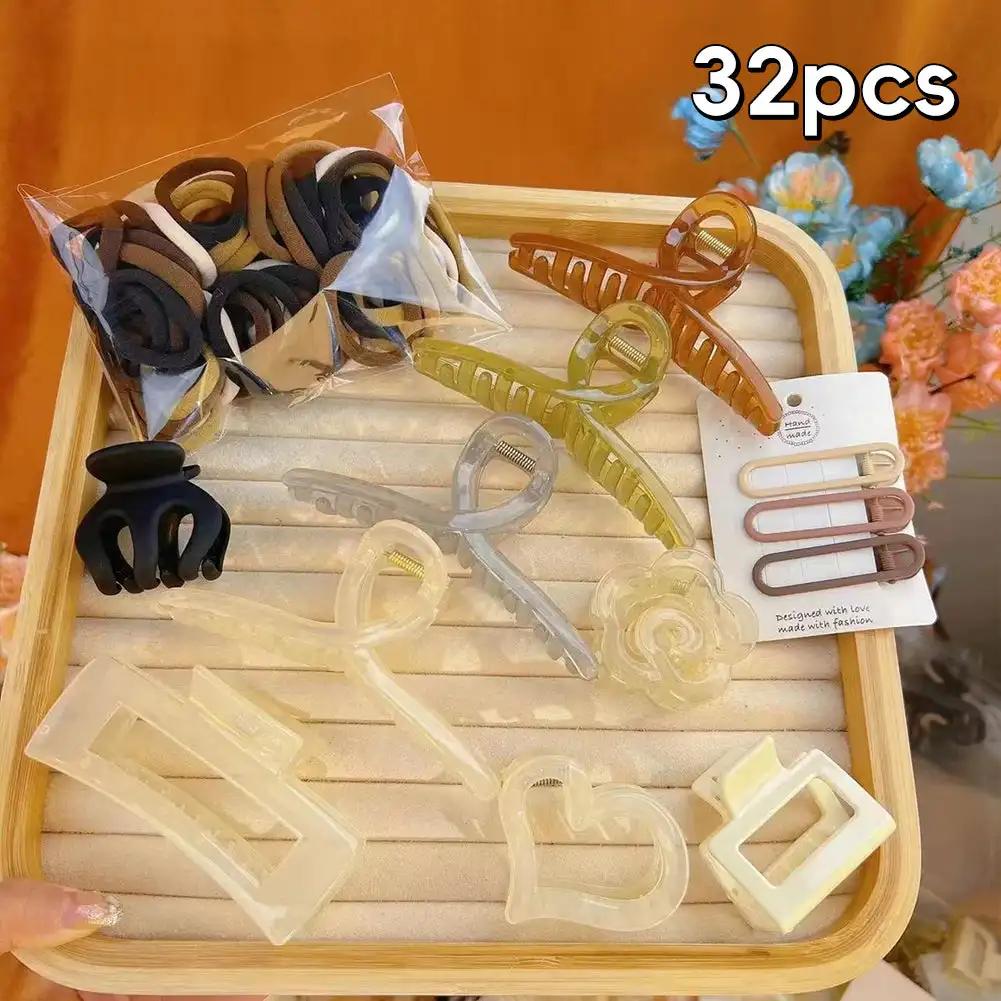 12Pcs/Set Candy Color Hairpins for Women Lady Bobby Pins Invisible Wave Curly Bride Disposable Hairgrip Barrette Hair Clips