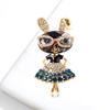 Vintage Accessories, Modern Cartoon Glasses, Rabbits, Brooches, Pins, Clothing Accessories, Cute