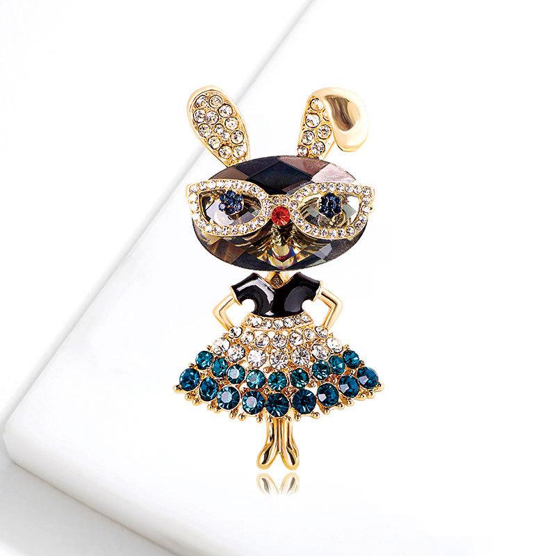 Vintage Accessories, Modern Cartoon Glasses, Rabbits, Brooches, Pins, Clothing Accessories, Cute