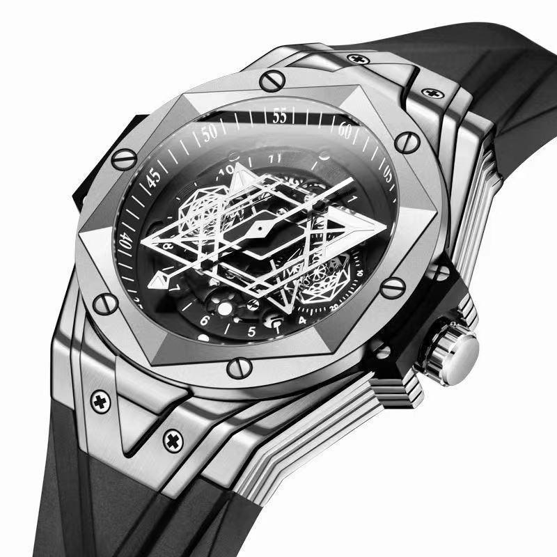 Jsd Men S Watch Compass Series Watch Fashion Personality Miller Non-Mechanical Men S Watch Sports Quartz Watch