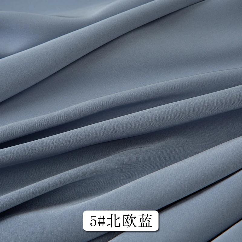 0.5m/1m/2m Soft Opaque Satin Chiffon Fabric For Home Wear, Clothing Skirts, Shirt linings,Pajamas, Handmade DIY Clothing Fabric