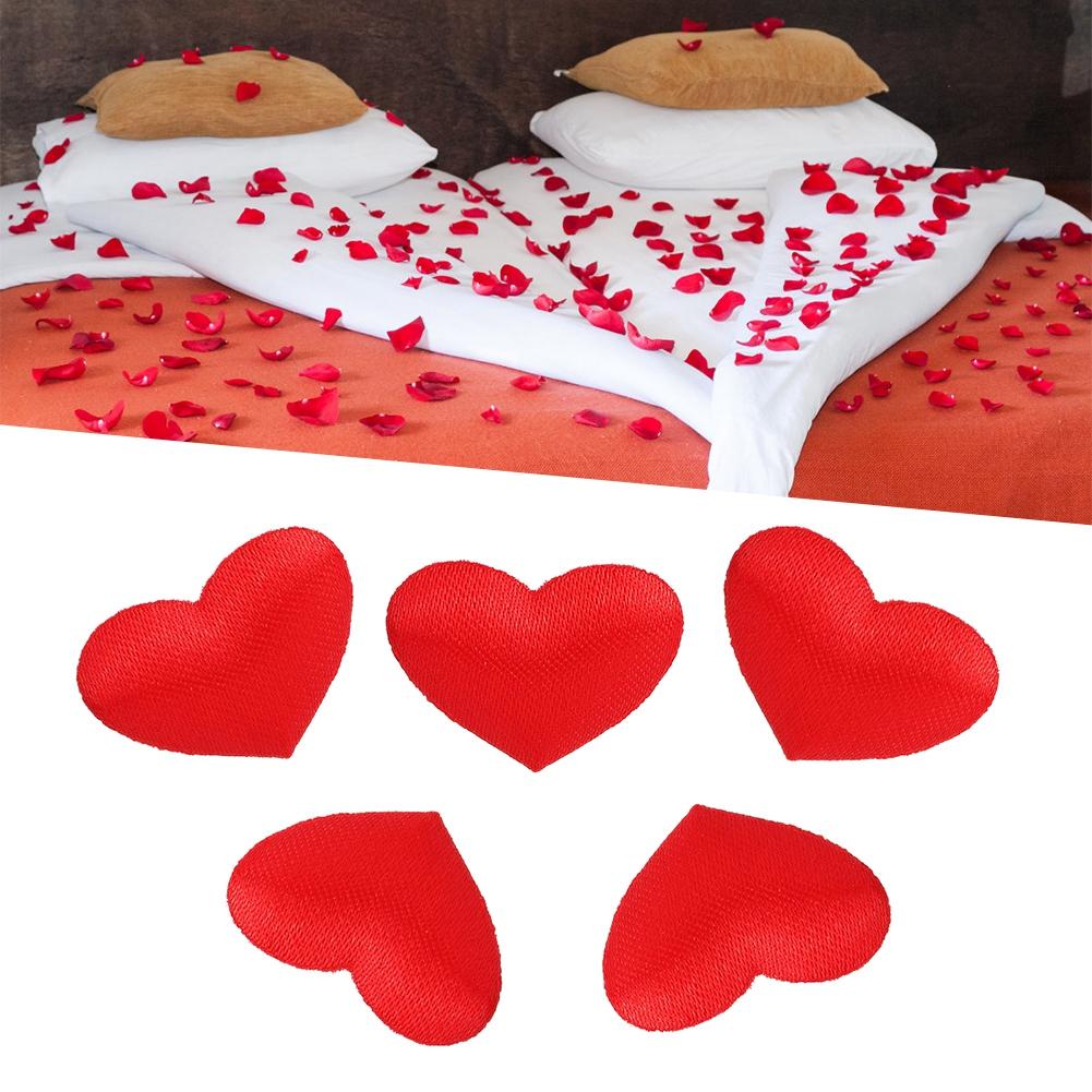 Sacchetto 500 Pezzi Spugna a Forma di Cuore Decorazione Matrimonio Anniversario Festa di San Valentino