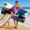 Serviette de Plage Imprimée Crystal Palace F.C, Grande Serviette Douce à Séchage Rapide pour Plage Camping Natation