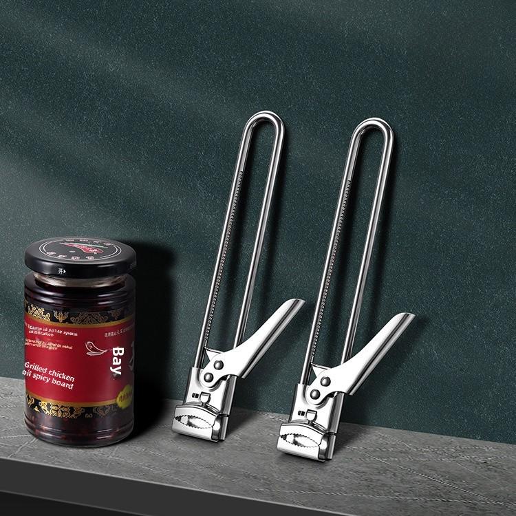 Adjustable Stainless Steel Can Opener - Creative, Convenient, Twist-Off Lid for Home, Hotel, and Bar Use