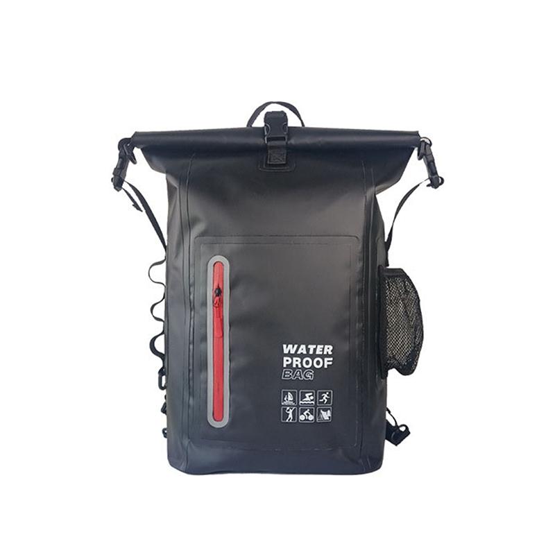 

Водонепроникний Рюкзак для Походів 25л Високої Місткості Drybag Туристичні Сумки Рюкзак Велика Місткість Кемпінгова Сумка EDC Дорожня Сумка Для Чоловіків чорний