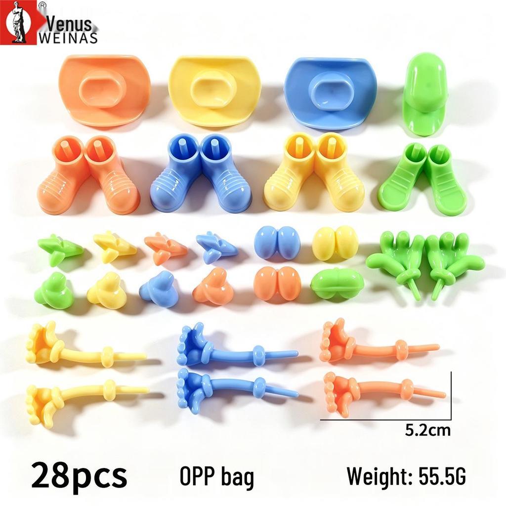 Children's Animal & Geometric Clay Mold Set with Play-Doh Cutters and Rolling Pin