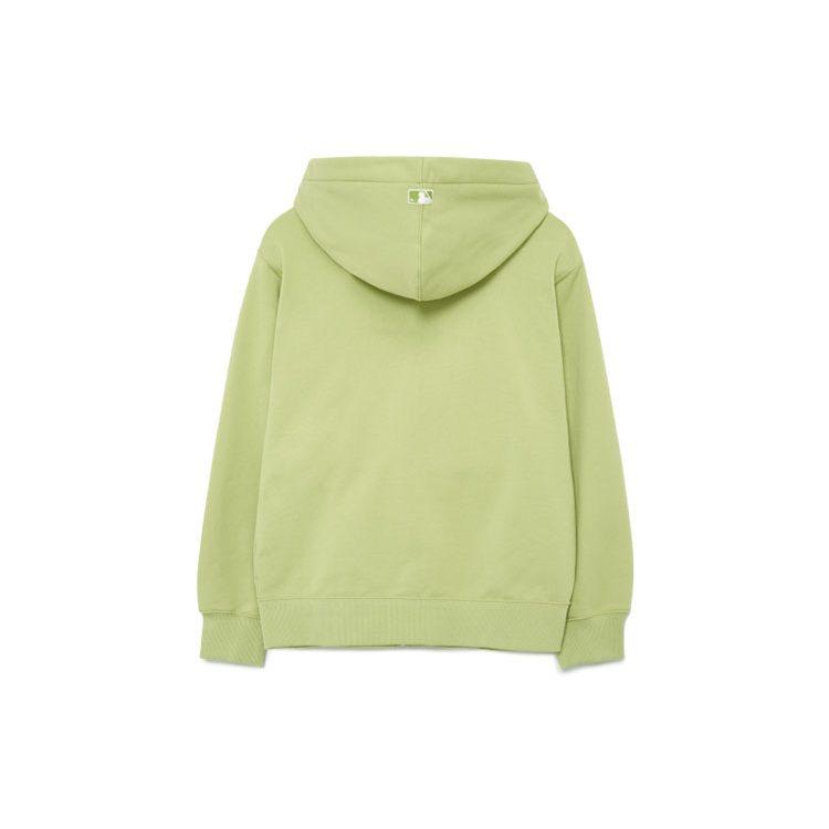 MLB Sweatshirts Unisex Green Hooded Moderate Cardigan 3ATRB0131-43OLL