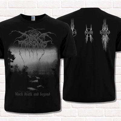T-shirt Noir Darkthrone, Black Death and Beyond. Vrai Black Metal Norvégien.