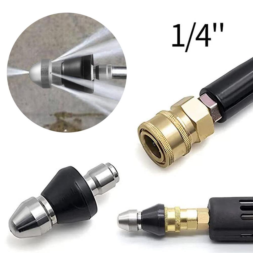 sewer cleaning tool, high-pressure nozzle with 1 front and 6 rear nozzles, 1 pc.
