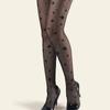1 Pair Thin Silk Stockings Polka Dot Star Jacquard Pantyhose Sexy Anti-hook Silk Female Socks