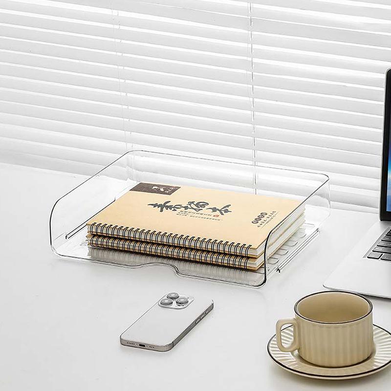 Schreibwaren Desktop Datei Tablett Durable Büro Buch Rack Stapelbar Papier Halter Regal Kunststoff A4 Dokument Veranstalter