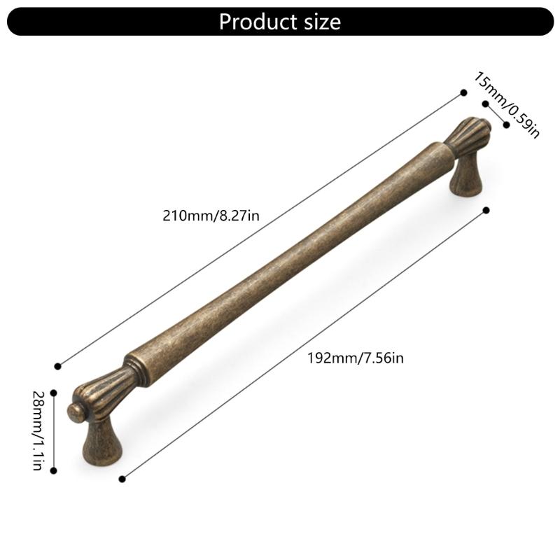 Pack Of 4 Antique Brass   Cabinet Pull Vintage French Style Handles Multiple Type for Option for Kitchen & Bathroom