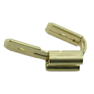 Crimp Connector, U-profile, 1.5-2.5mm2, 6.3x0.8mm, Red