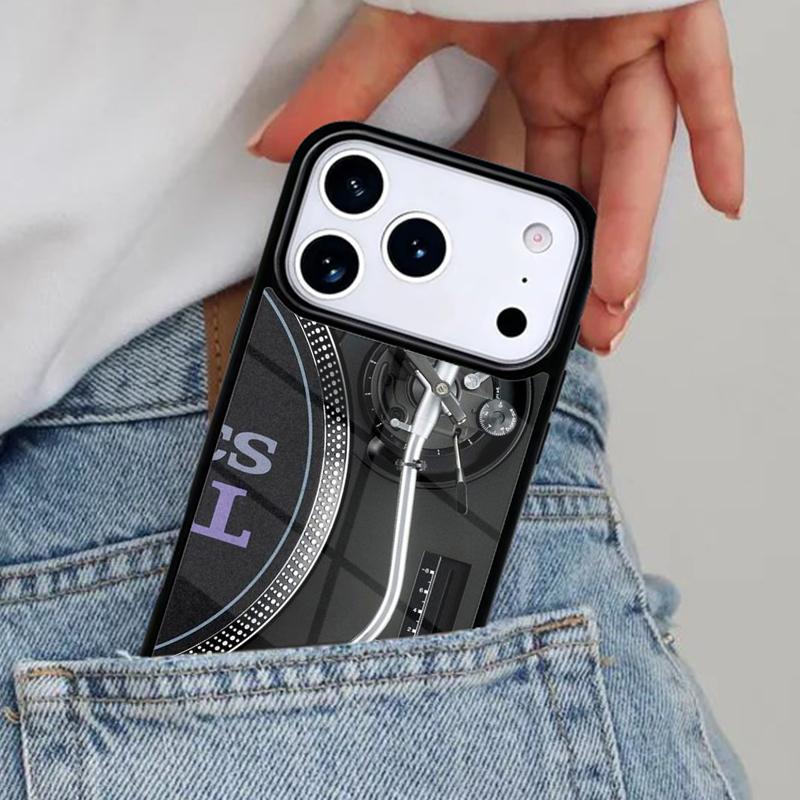 Techno Music Phone Case for iPhone 17ProMax 12 13 14 15 16e 17 Pro Max Plus Air Cover