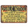 Vintage Tin Sign Wall Decor 20x30 Cm Retro Metal Poster for Pub Bar Man Cave Home Hanging