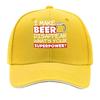Fun I Made Beer Disappear Printed Adjustable Distressed Hat Casual Outdoor Hat Great Gift for Be Sandwich Baseball Cap