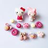 3D Soft Rubber Sanrio My Melody Shoe Charms - Cute DIY Detachable Crocs Accessories