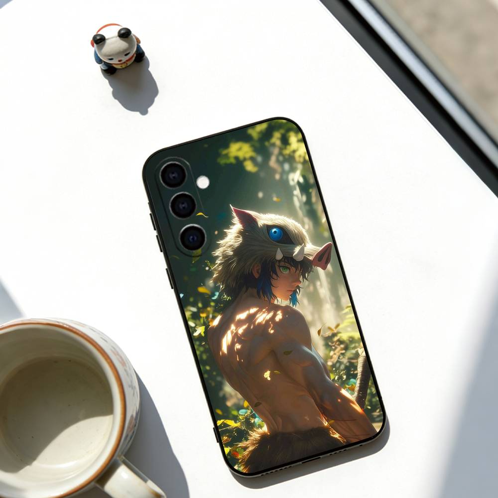 

Hashibira Inosuke Phone Case Soft black For Samsung Galaxy A73,A72,A71,A70,A53,A52,A51 Samsung a12