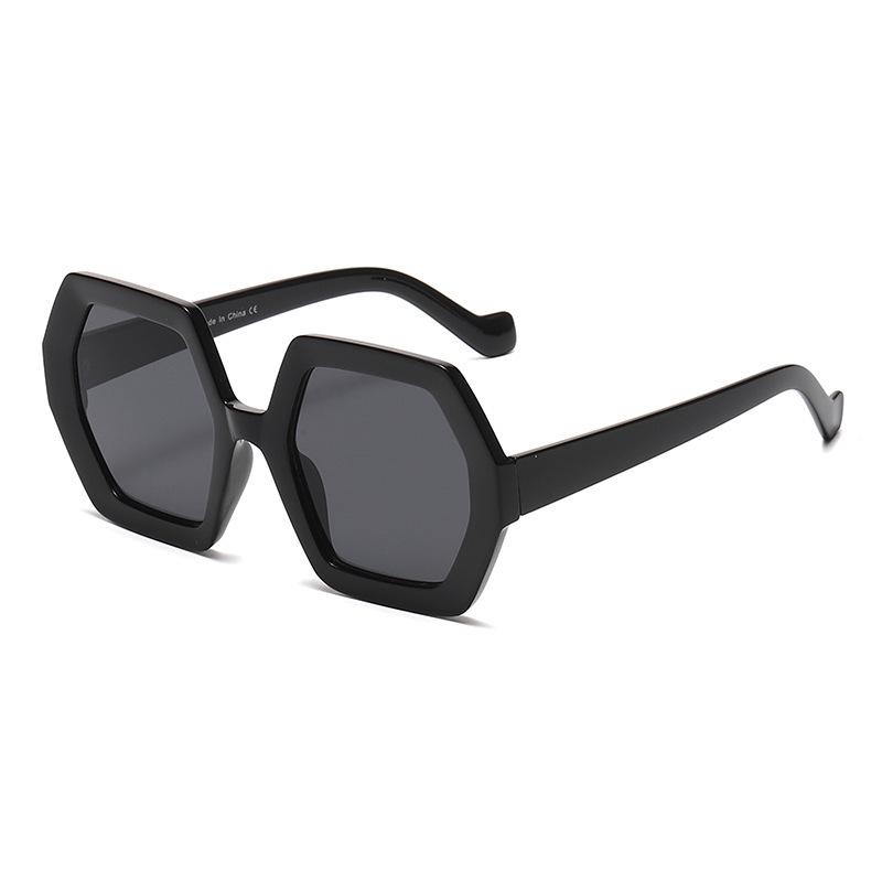 Women's Fashion Trend Large Frame Irregular Sunglasses - UV Protection, Street Style