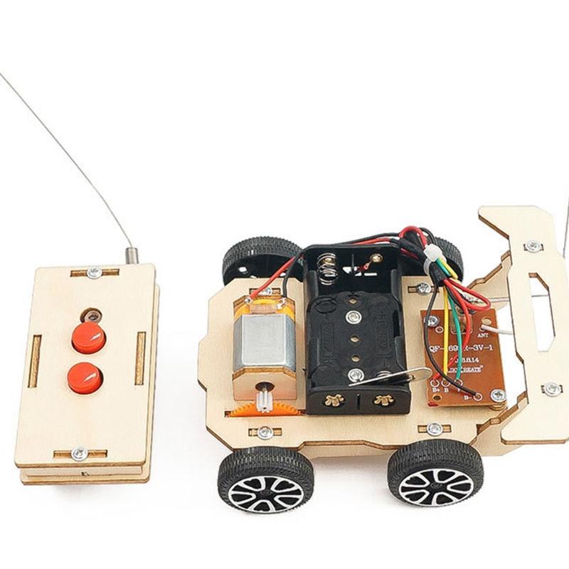 Professional DIY Remote Control Car Kit STEAM Educational Scientific Toys Kit No Soldering Simple Assembly for Teens