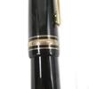 Great MONTBLANC fountain pen Meisterstuck 149 Cap type Black gold 18K mens Used