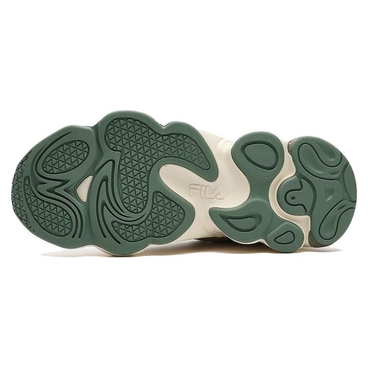 FILA Fusion Comfortable Durable Shock Absorbing Low Top Casual Shoes Women sneaker Off-White T12W341617FOC