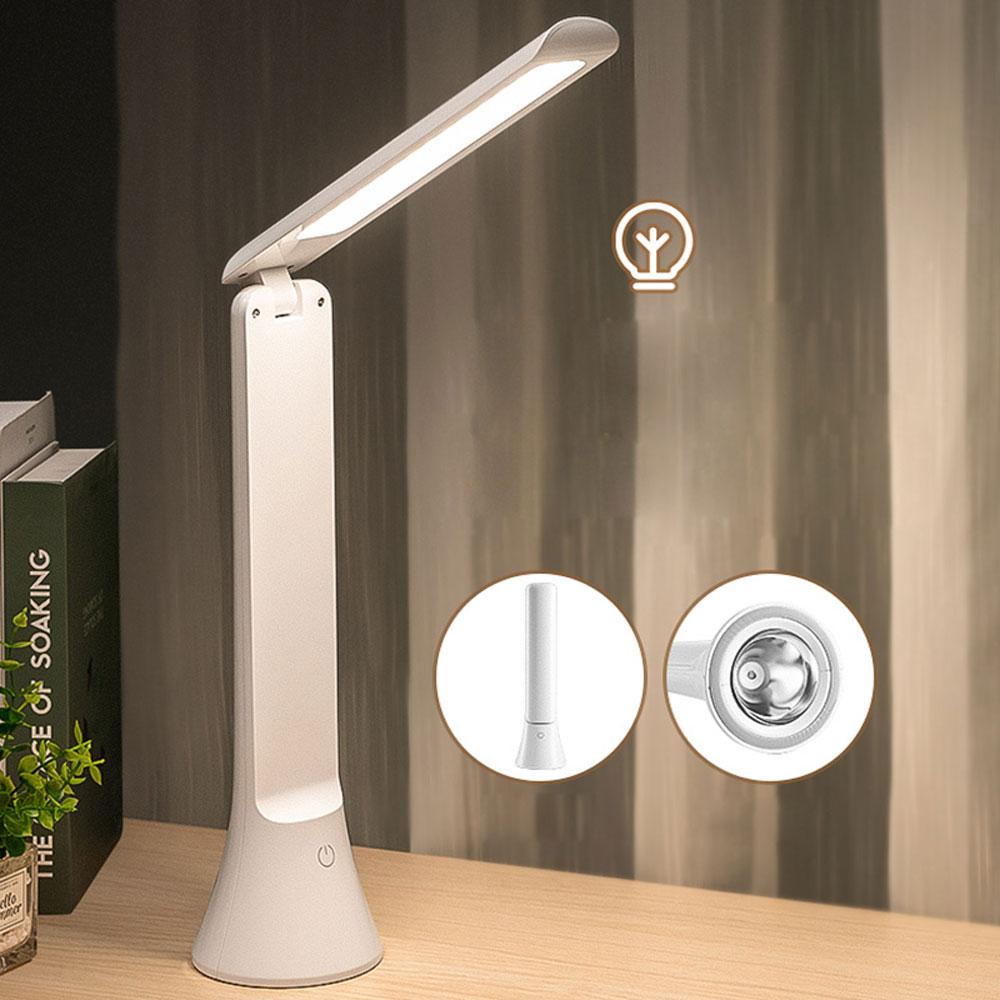 Portable Foldable LED Flashlight Table Desk Light Rechargeable Torch Sensor Table Lamp Reading Light Outdoor Emergency Lantern