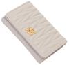 [Altrose] Gray Business Card Holder for Women, Quilted, 2 Pockets, Holds 20-30 Cards, Synthetic Leather, Stylish, Cute, Simple, Thin, Lightweight,