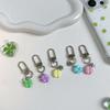 Stylish Green Clover Phone Charm Durable Alloy Pendant For Keys Bags Good Luck Gift Stylish Phone Strap Charm