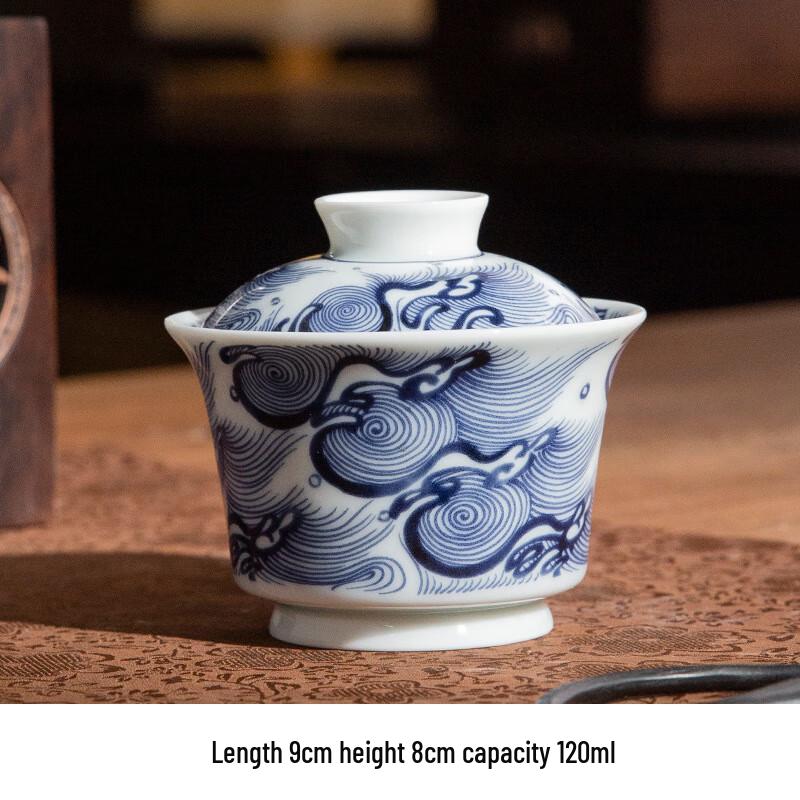 

Retro Blue and White Ceramic Tea Set