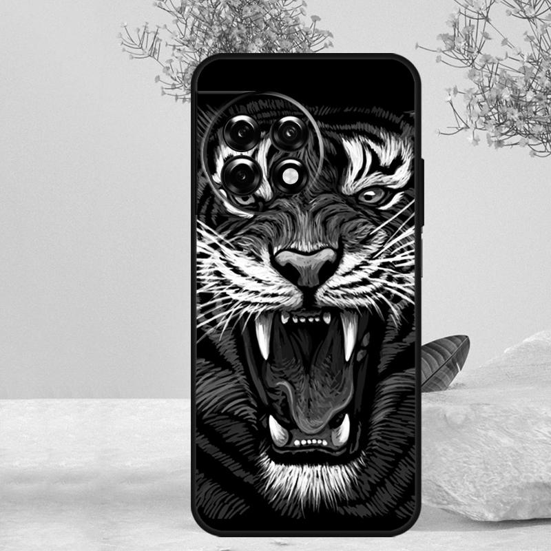 Animal Tiger Case For OnePlus 15 13 12 11 13T 13R 12R 15R 10T 8T 10 Pro Nord 5 CE 4 3 2 Lite N20 N30 Cover