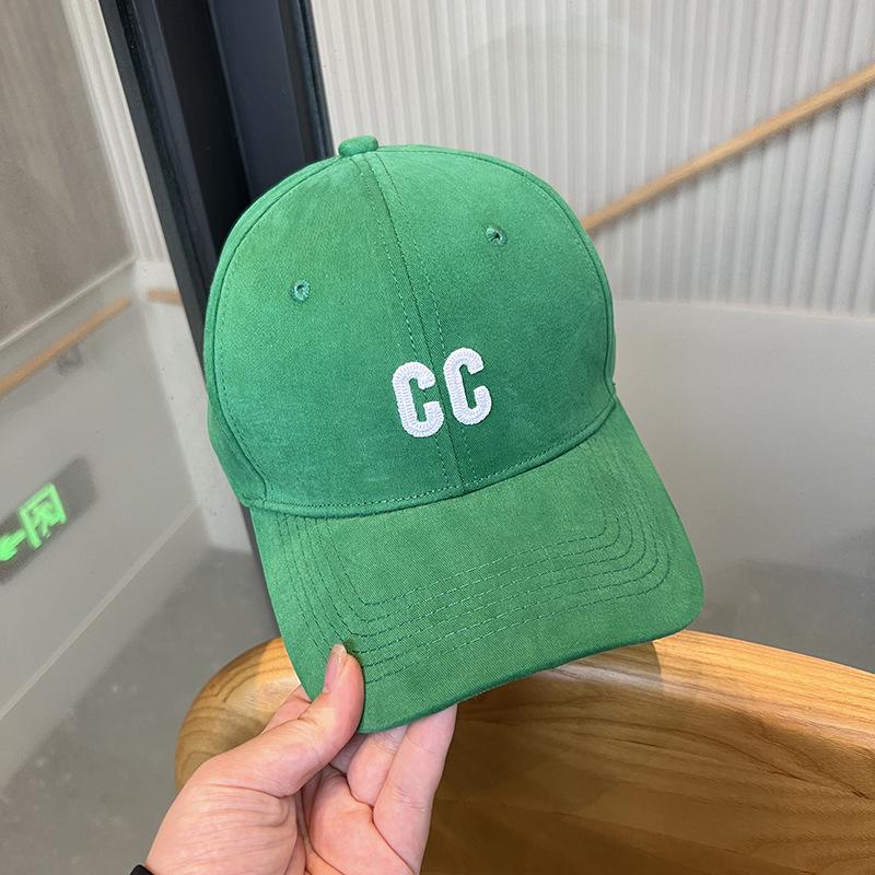 

Embroidery c letter baseball hat men and women trendy brand versatile couple hard top cap student visor