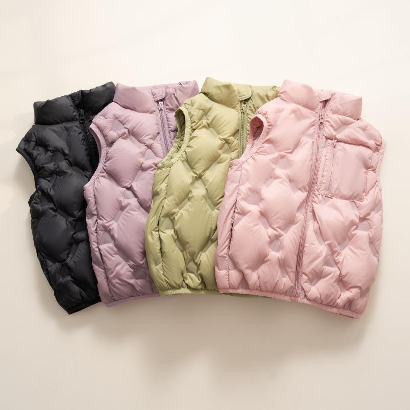 Children's 90% White Duck Down Vest Winter Loose-Fit Boys' and Girls' Vest Jacket